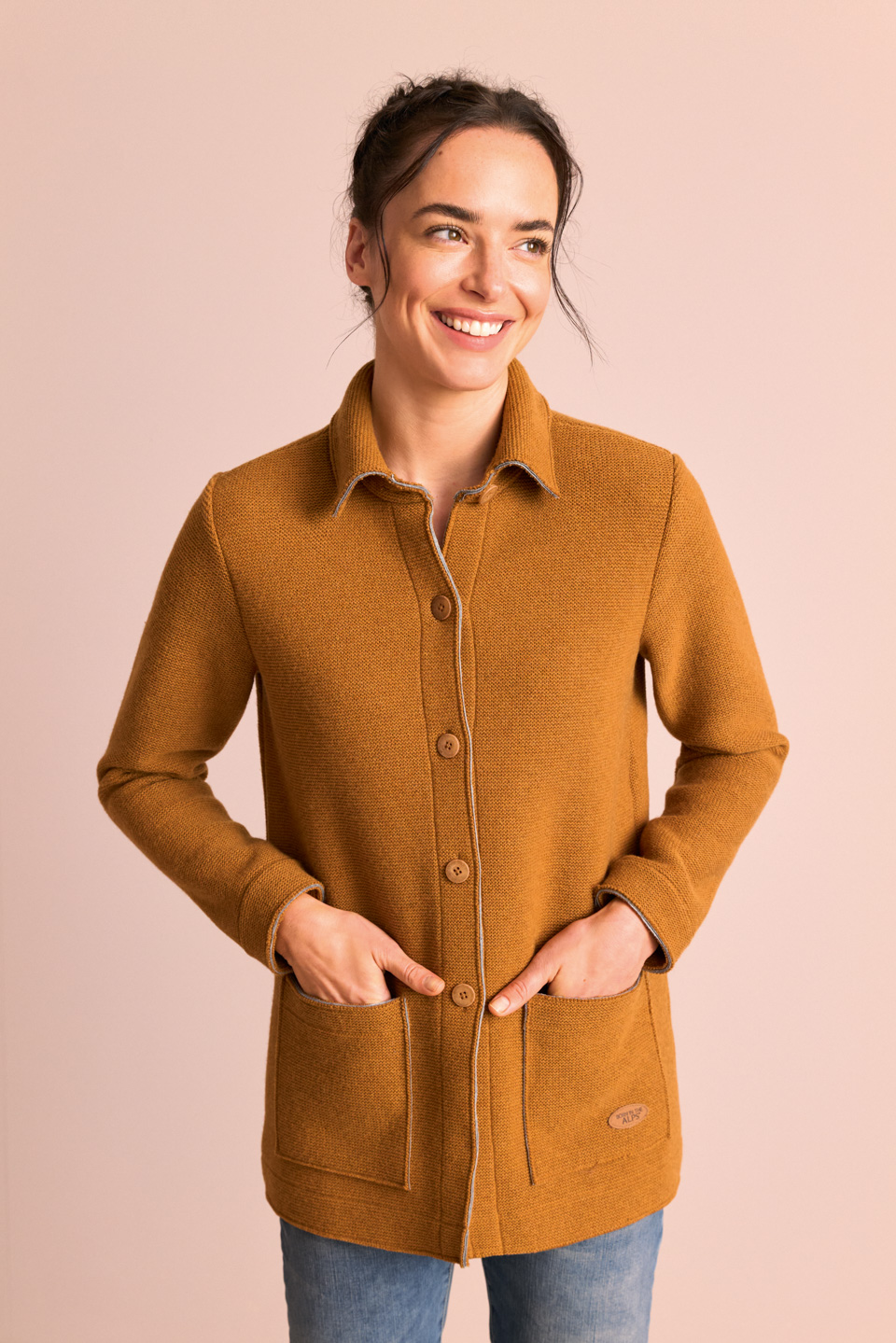 Lange Strickjacke PIA 